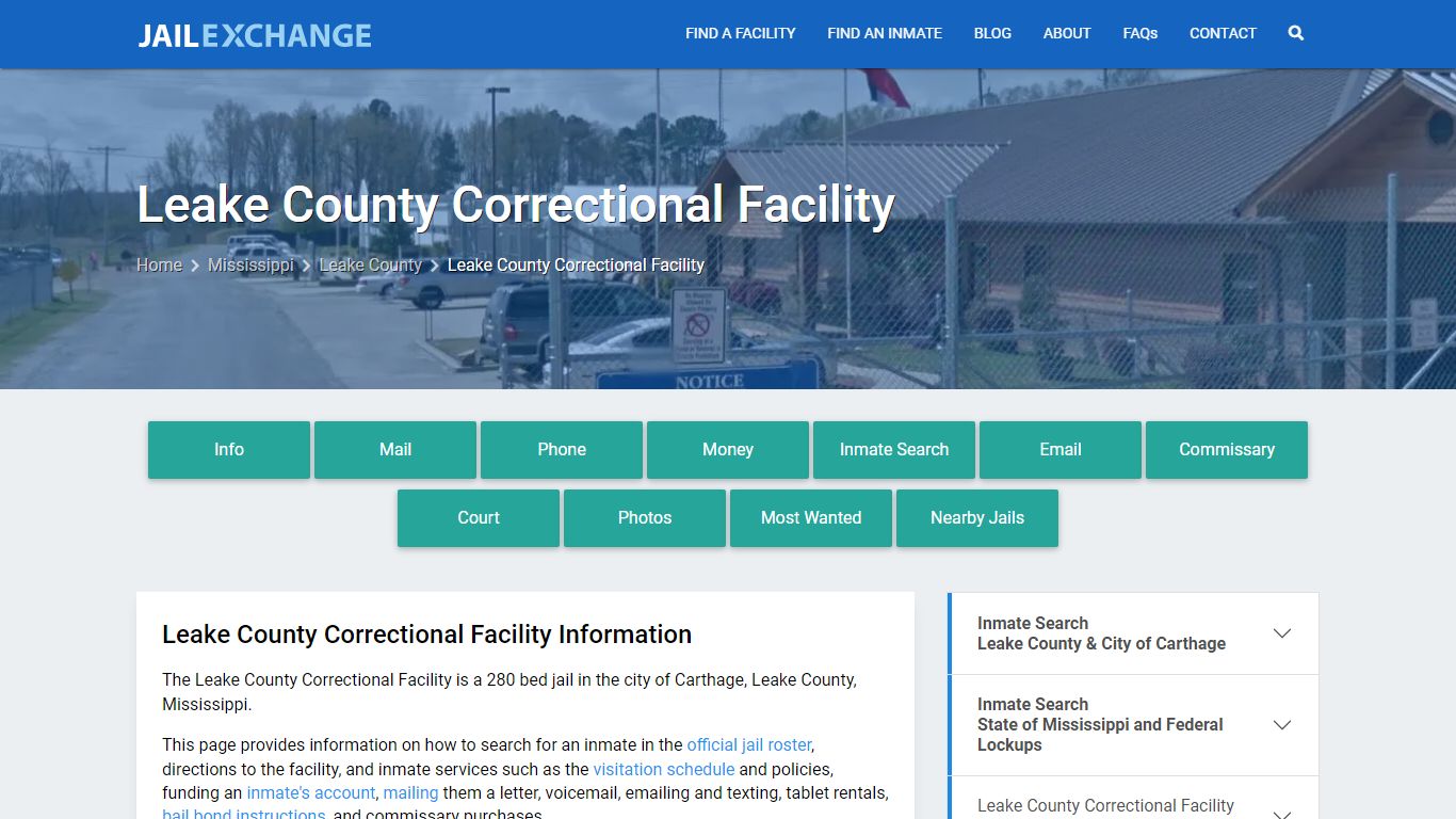 Leake County Correctional Facility - Jail Exchange